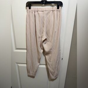Aritzia Babaton Pale Blush Satin Pants